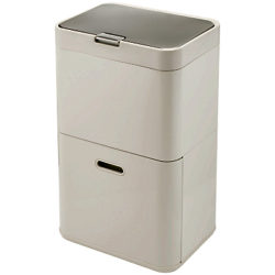 Joseph Joseph Intelligent Waste Totem Recycling Separation Unit, 48L Stone